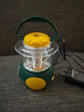 Skin so Soft Bug Guard Green and Yellow Portable Lantern and radio